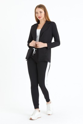 Oops 48-462 Düz Blazer Model Kadın Eşofman - Thumbnail