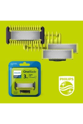 شفرات بديلة أصلية لماكينة الحلاقة الكهربائية للاستبدال مع طقم الجسم موديل QP630/51 من Philips - Thumbnail