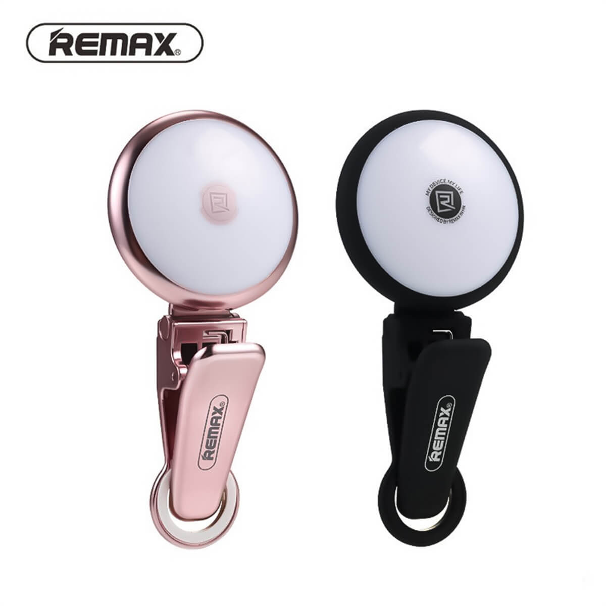 Remax Aipai Klip LED Selfie Spot Işığı 50X Makro Geniş Açılı Balık Gözü Kamera Lensi