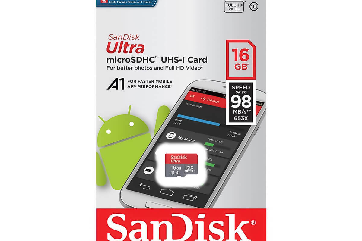 Sandisk 64GB YENİ Ultra Micro SD SDHC Kart