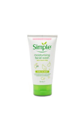 Simple Kind To Skin İçeren Nemlendirici Yüz Temizleme Jeli 150 ml - Thumbnail