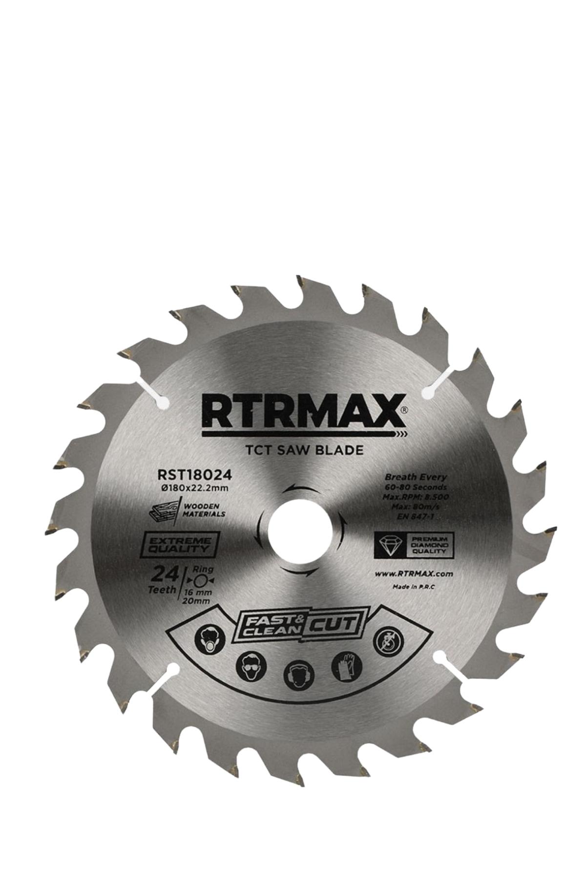 Rtrmax RST18040 180 X 40T TCT Daire Testere Bıçağı 180 x 22,2 Mm 