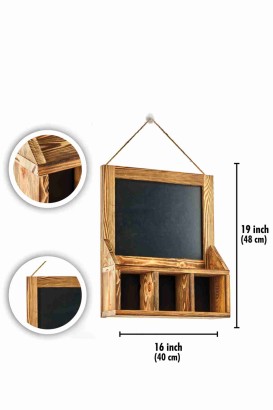 Teomi Collection Home Ahşap 3 bölmeli Mutfak Rafı - Thumbnail