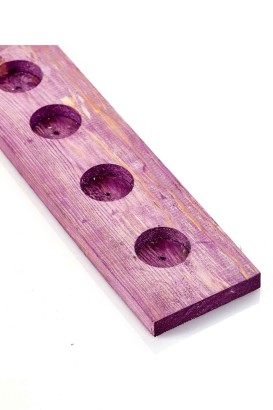 Teomi Collection Home Ahşap 4'lü Tealight Mumluk Mor - Thumbnail