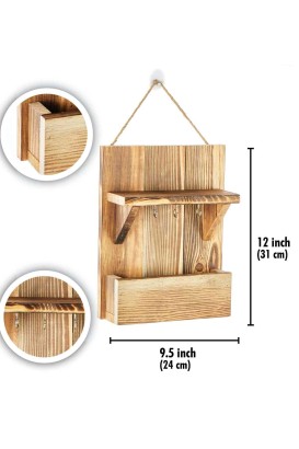 Teomi Collection Home Ahşap Dekoratif Cepli Anahtarlık - Thumbnail