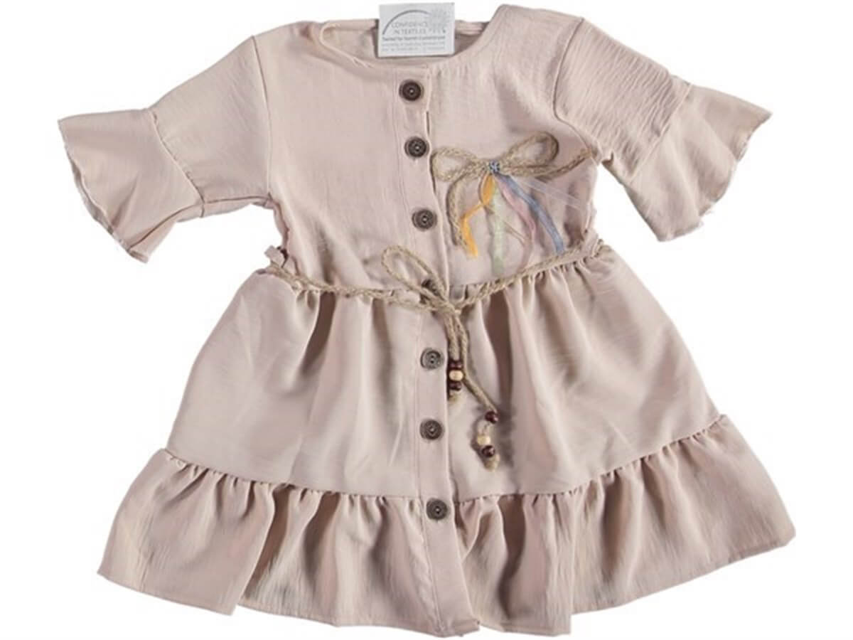 Teomi Child Büzgülü Kız Çocuk Elbise