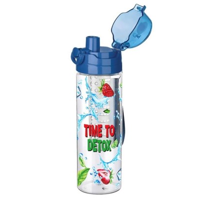 Teomi Collection Kithcen Cascada Detox Desenli Matara 700 ml Policarbon - Thumbnail