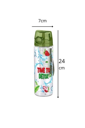 Teomi Collection Kithcen Cascada Detox Desenli Matara 700 ml Policarbon - Thumbnail