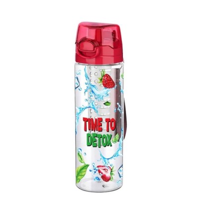 Teomi Collection Kithcen Cascada Detox Desenli Matara 700 ml Policarbon - Thumbnail