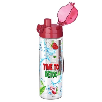 Teomi Collection Kithcen Cascada Detox Desenli Matara 700 ml Policarbon - Thumbnail