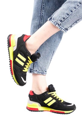 Tonny Black  Erkek Sneaker Ayakkabı Siyah Sarı TB282 - Thumbnail