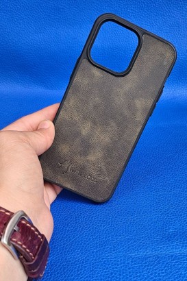 New Loco Hakiki Deri iPhone 14 Pro Max Kılıfı - Thumbnail