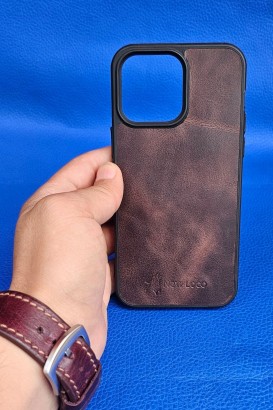 New Loco Hakiki Deri iPhone 14 Pro Max Kılıfı - Thumbnail