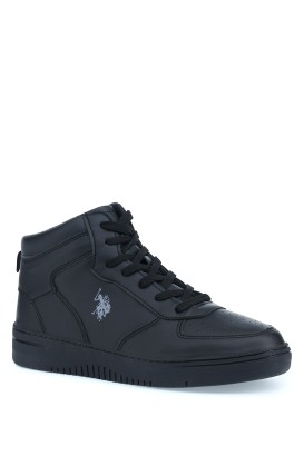 U,S Polo Aristo Hi 1Pr Siyah Erkek Sneaker - Thumbnail