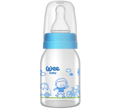 زجاجة رضاعة زجاجية 125 مل من Wee Baby - Thumbnail