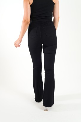 ZDN 9265 İspanyol Paça Düz Model Kadın Kot Pantolon - Thumbnail