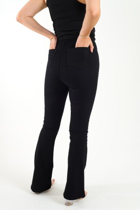 ZDN 9265 İspanyol Paça Düz Model Kadın Kot Pantolon - Thumbnail